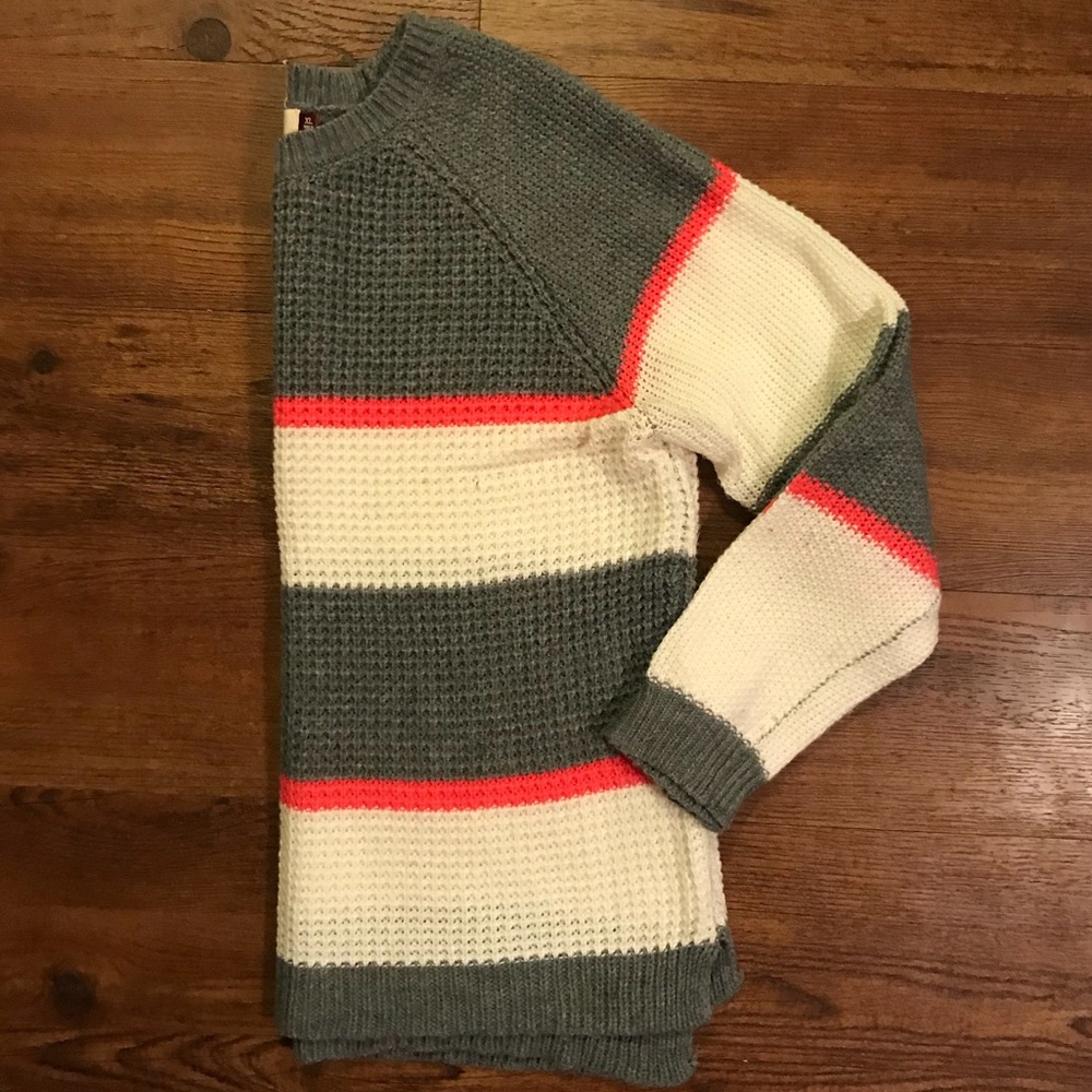 Striped Knit Sweater